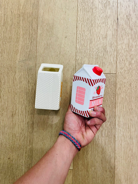 Ceramic Juice and Milk Pen & Pencil Holders