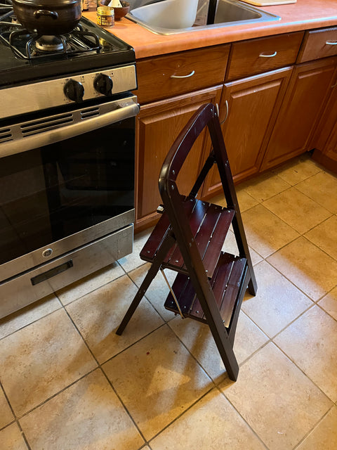 Two Step Rockford Wood Step Stool