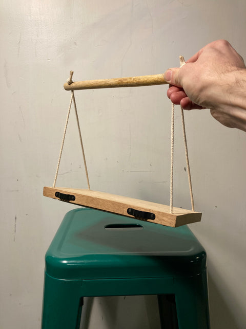 Rope Hanging Wall Shelf