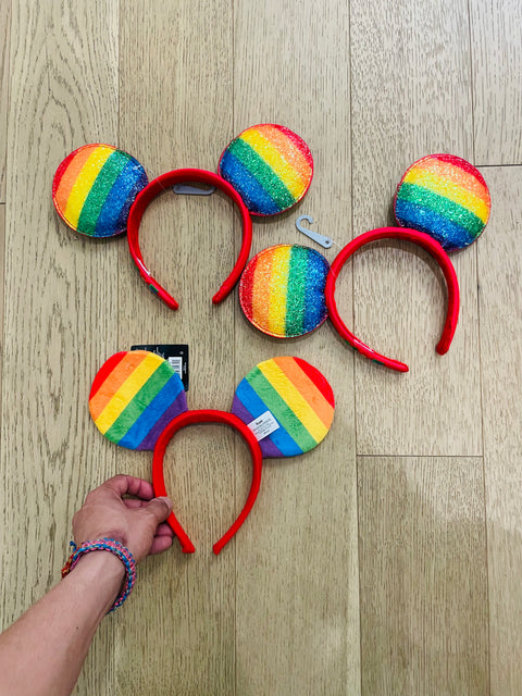 Disney Rainbow Mickey Mouse Ear Headbands