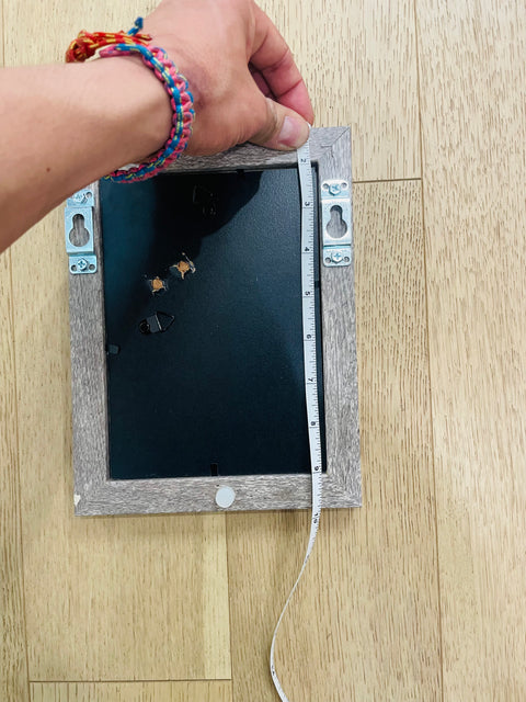 Gray Wood Grain Picture Frame, 10x8"