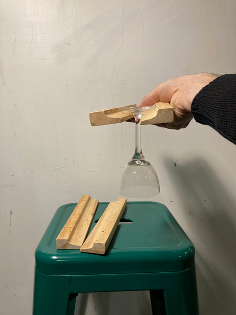 Wooden Wine Glass Holder Racks