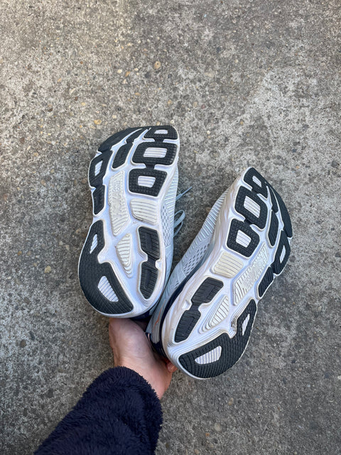 Hoka Bondi 7 Running Shoes With A Small Stain On The Front Of The Left Foot, Size US 10W or 42 2/3 EU