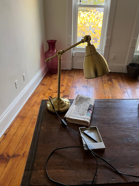 Brass Desk Lamp