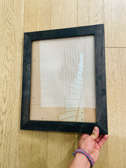 Another Black Wood Picture Frame, 16x14"