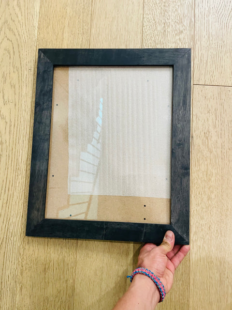 Another Black Wood Picture Frame, 16x14"