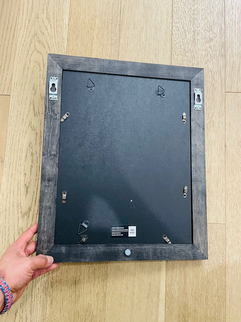 Black Wood Picture Frame, 16x14"