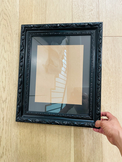 Black Ornate Picture Frame