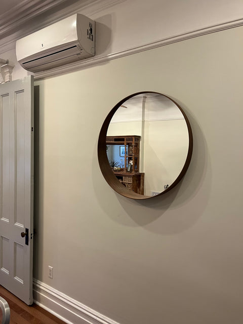 Like New IKEA STOCKHOLM Walnut Mirror, 31" Wide