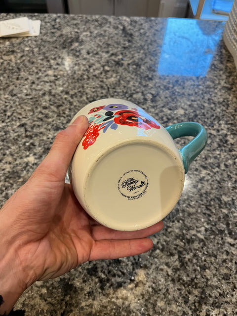 Floral Ceramic Pitcher