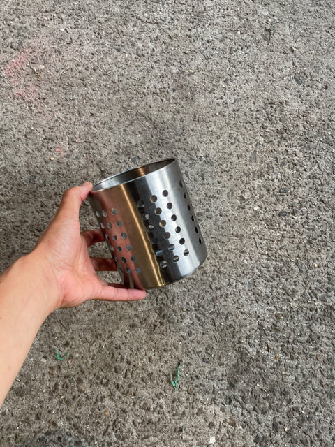 Ikea Silver Cutlery Holder