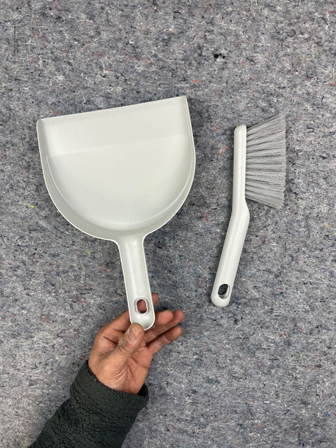 Ikea White Dustpan And Brush