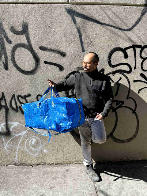 Ikea Zipped Tote Bag