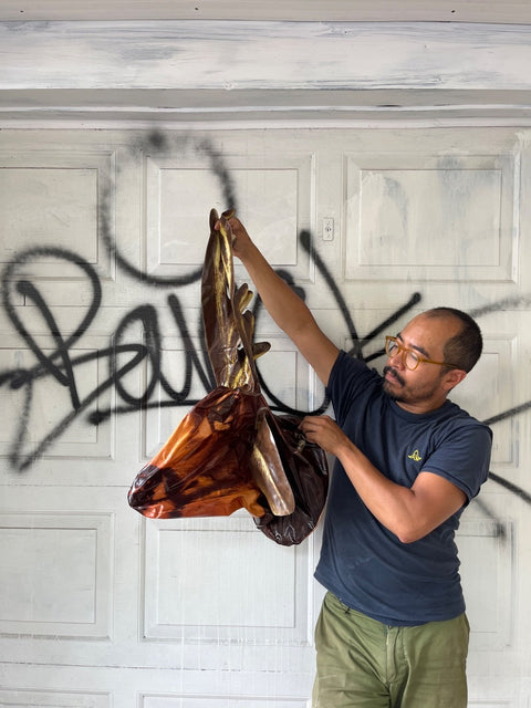 Inflatable Deer Head Decor