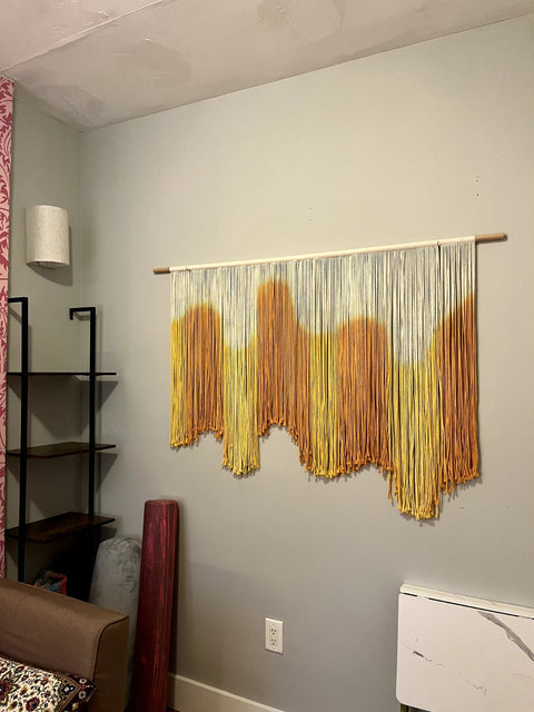 Iower Macrame Wall Hanging Decor, L60"