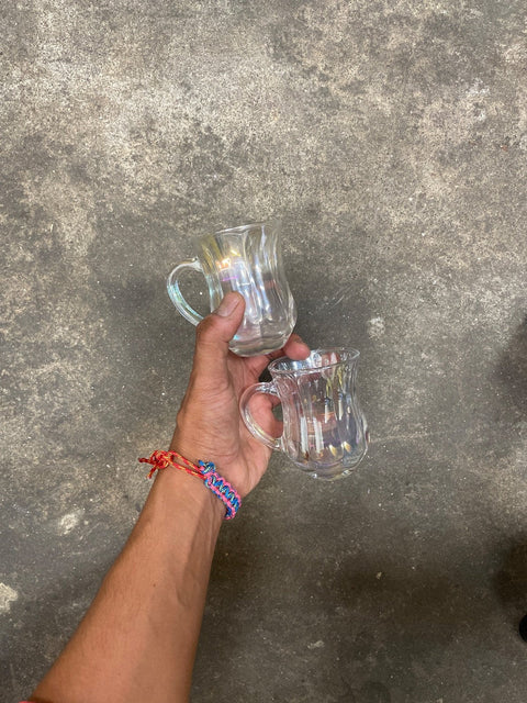 Fun Iridescent Mulled Wine Glasses