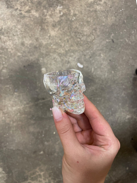 Iridescent Skull Shot Glass