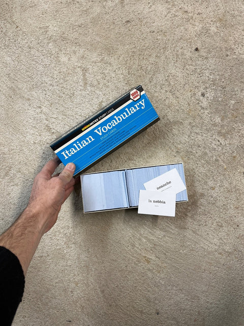 Italian Vocabulary Flash Cards