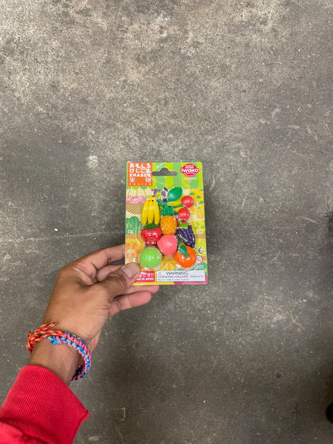 Iwako Fruit Eraser Set