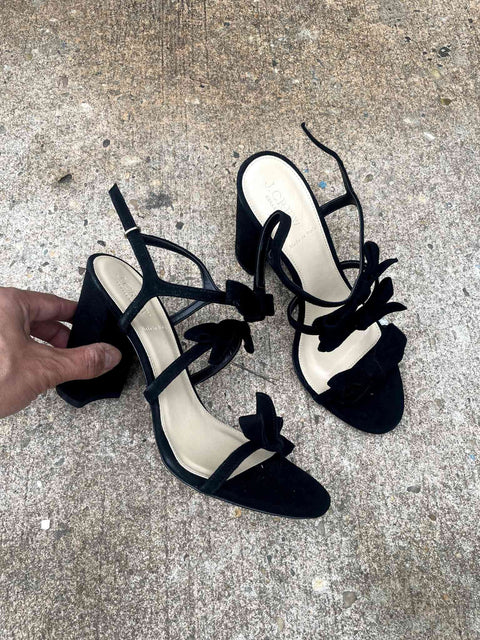 J.Crew Black Heels, Sz 8f