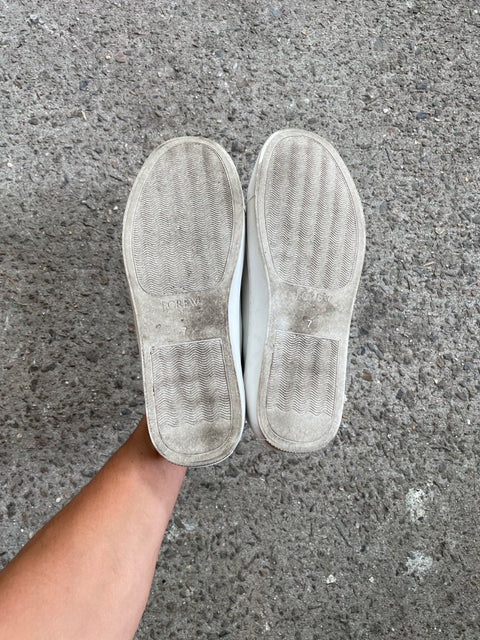 JCrew Crisp White Sneakers, Sz 7f