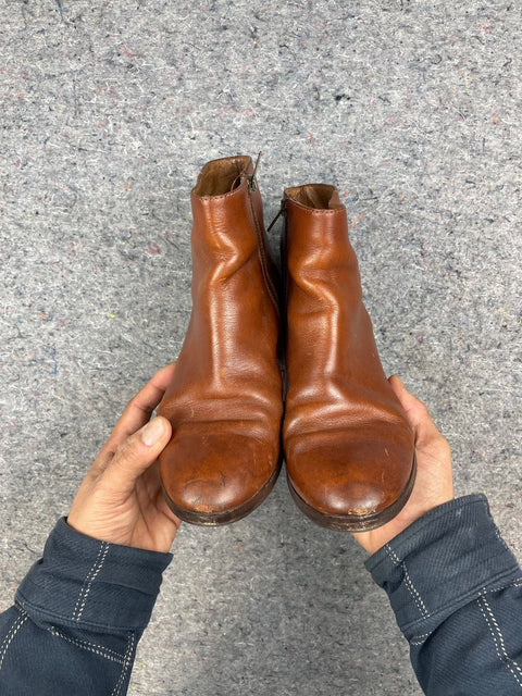 JCrew Leather Italian Boots, Sz 10 W