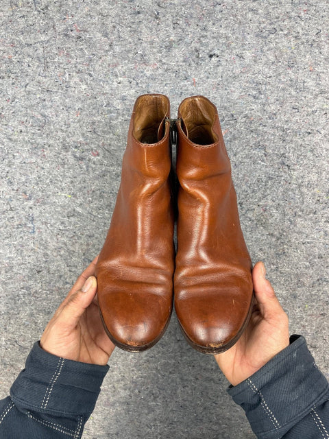 JCrew Leather Italian Boots, Sz 10 W