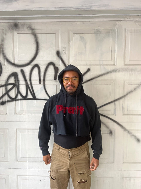 Jansport Pratt Cropped Hoodie, Size L