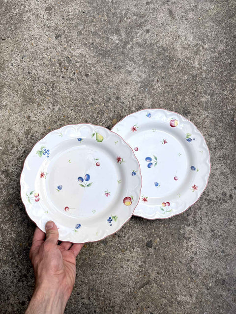 Japanese Floral Dinner Plates (We Have 2 Sets)