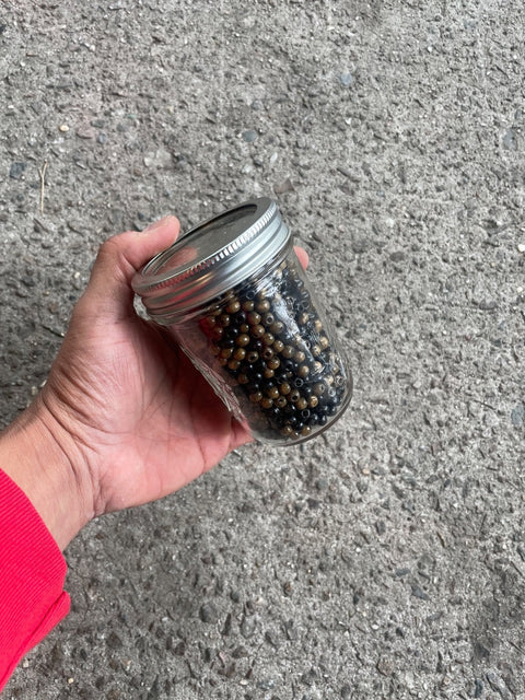 Jar Of Shiny Beads