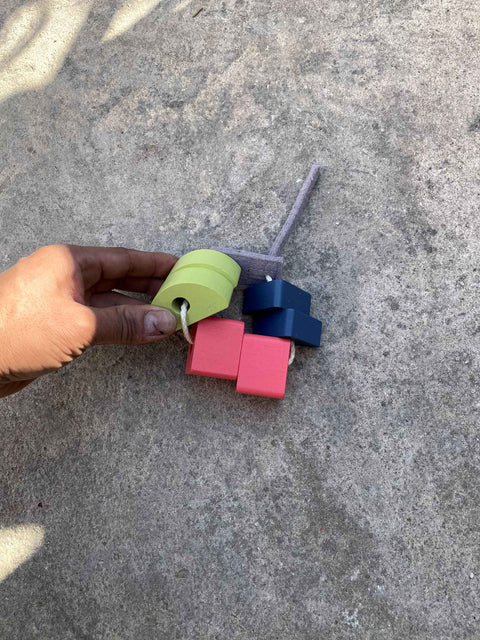 Jingling Wood Block Distraction Toy