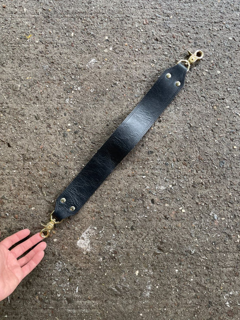 Just a Black Leather Strap