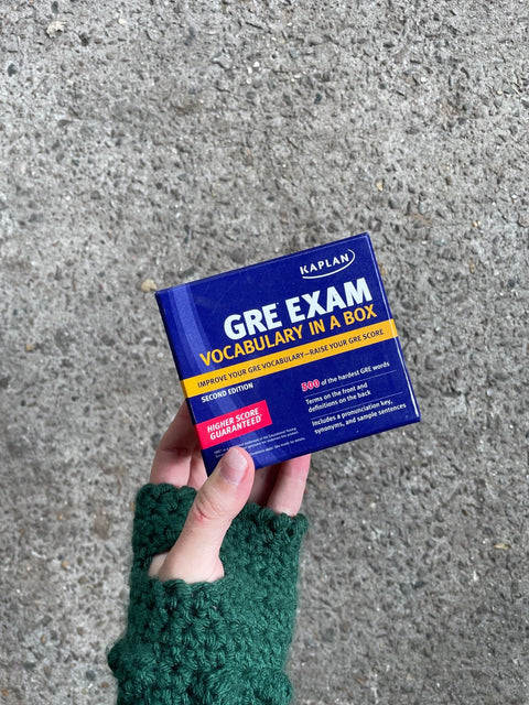 Kaplan GRE Exam Vocabulary Box
