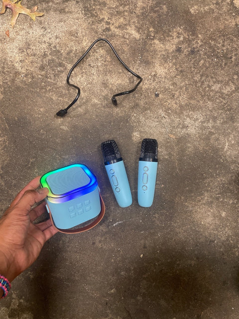 Karaoke Speaker And Microphones