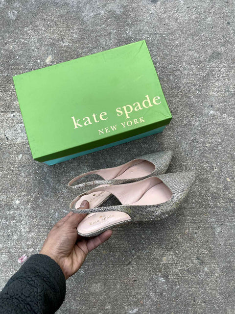 Kate Spade Slingback Heels, Sz 7.5