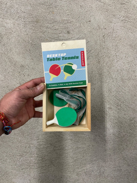 Kikkerland Desktop Table Tennis