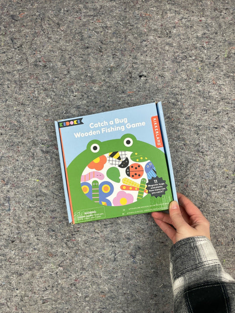 Kikkerland Wooden Fishing Game