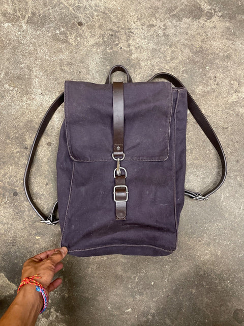 Kolo Canvas And Leather Backpack