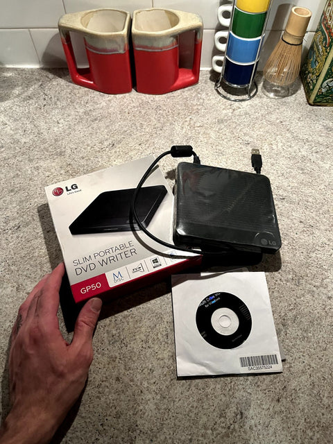 LG Portable Slim Portable DVD Writer