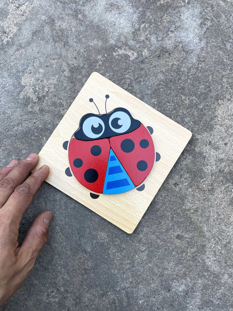 Ladybug Wooden Puzzle