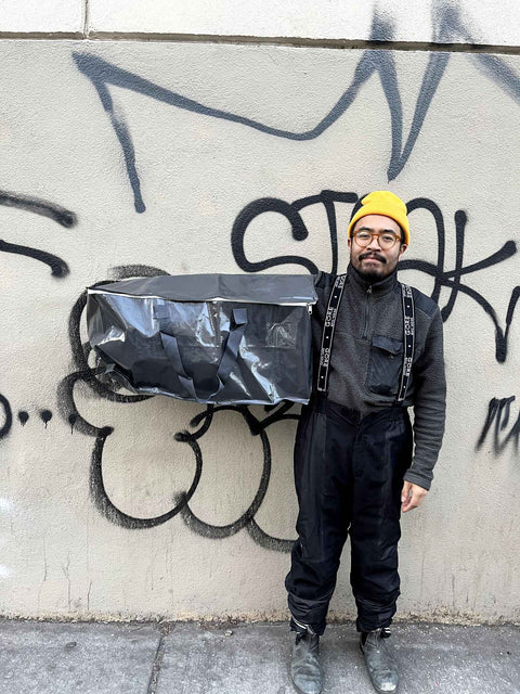Large Black Storage Bag