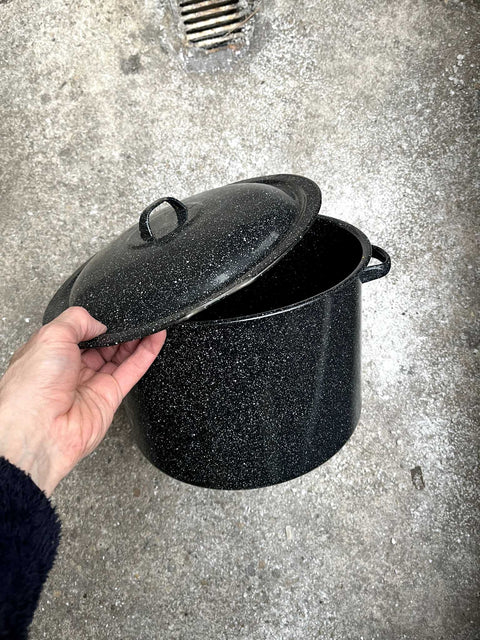 Large Enamel Stock Pot