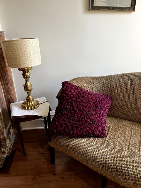 Large Plush Purple Pillow, 20x20"