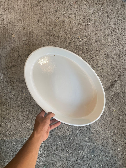 Largeass White Serving Platter
