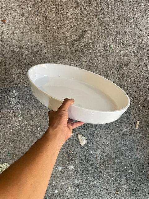 Largeass White Serving Platter