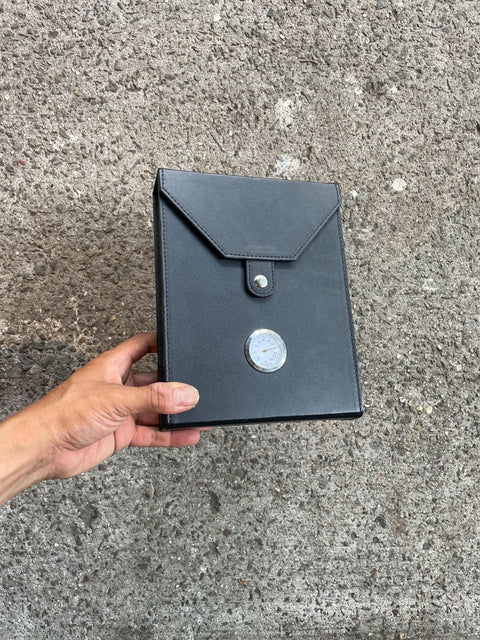 Leather Cigar Hygrometer Box