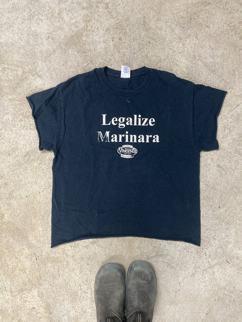 Legalize Marinara Cotton T-shirt, Sz L