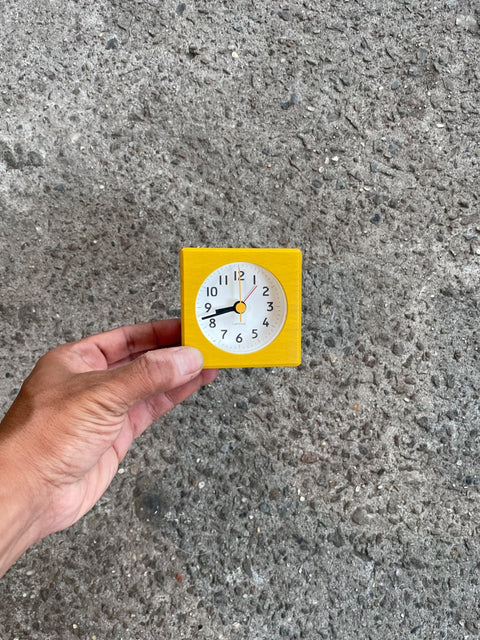 Lemos Yellow Alarm Clock