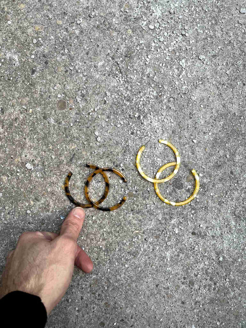 Leopard Hoop Earrings Set
