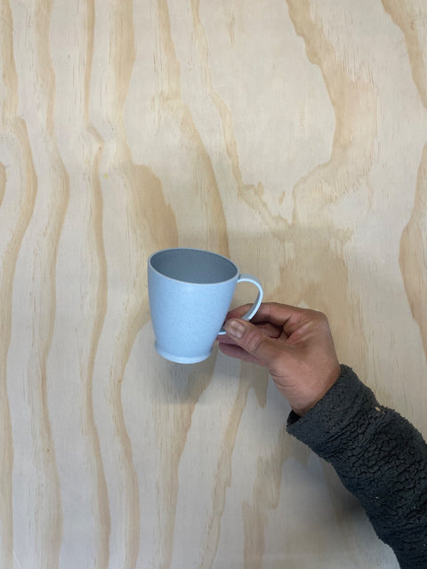 Light Blue Speckled Mug